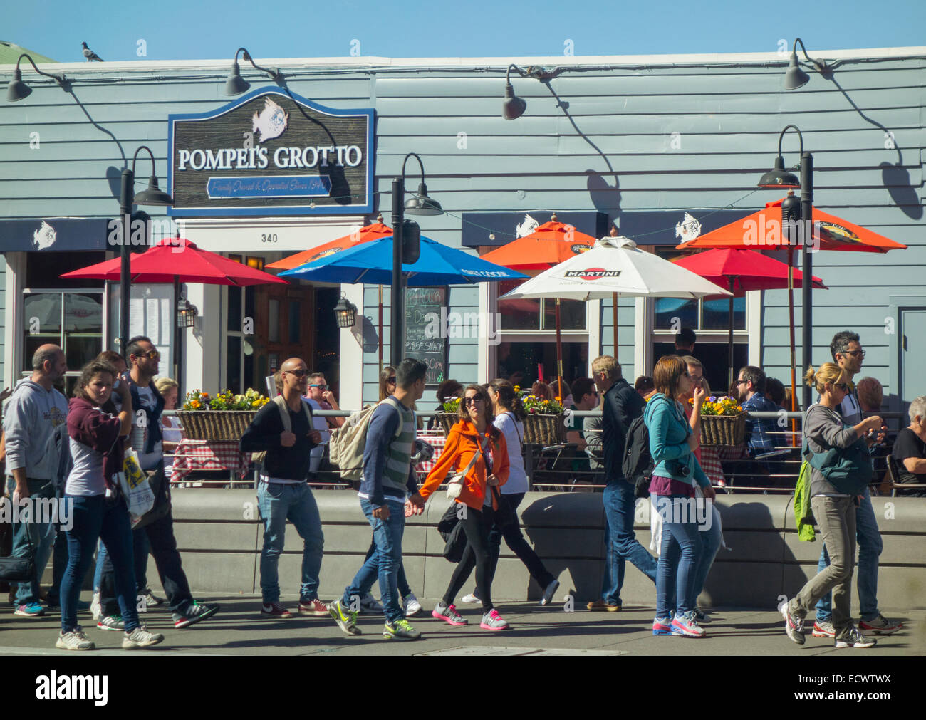 Fisherman Wharf San Francisco CA Foto Stock