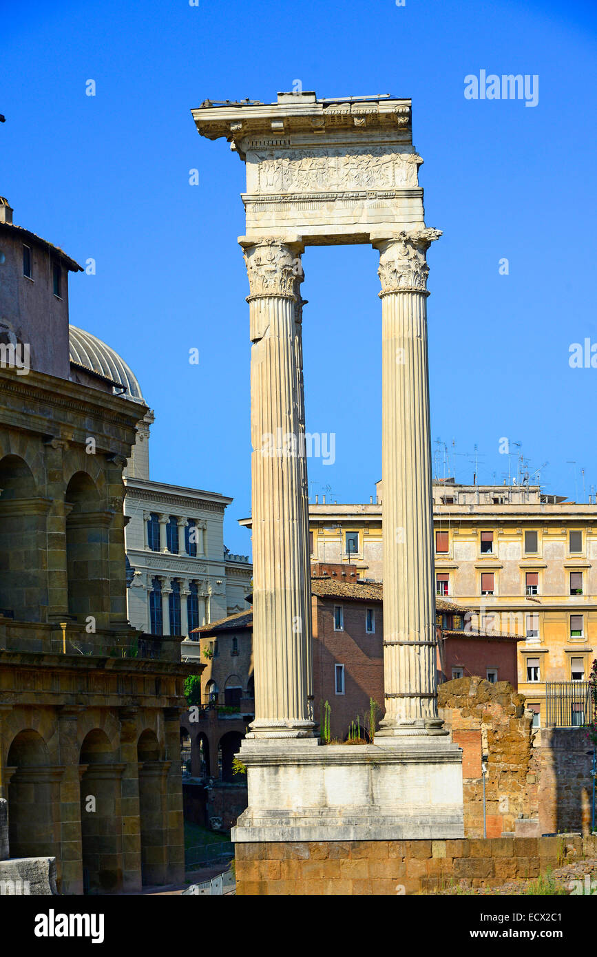 Teatro di Marcello rovine Roma Italia Europa UE Foto Stock