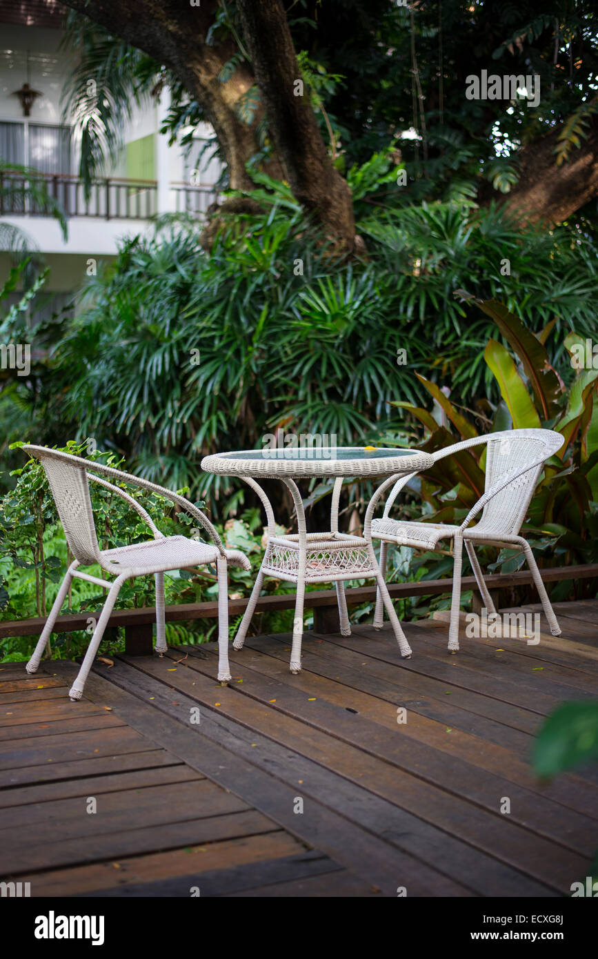 Due presidenze di prato inglese Foto Stock