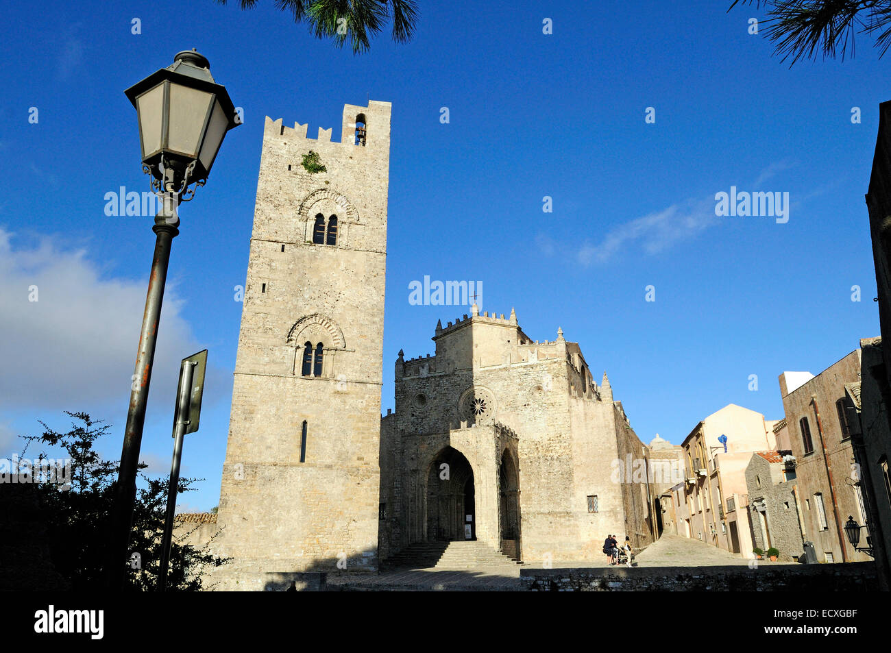 L'Italia, sicilia, Erice, Chiesa Matrice, chiesa del XIV secolo Foto Stock