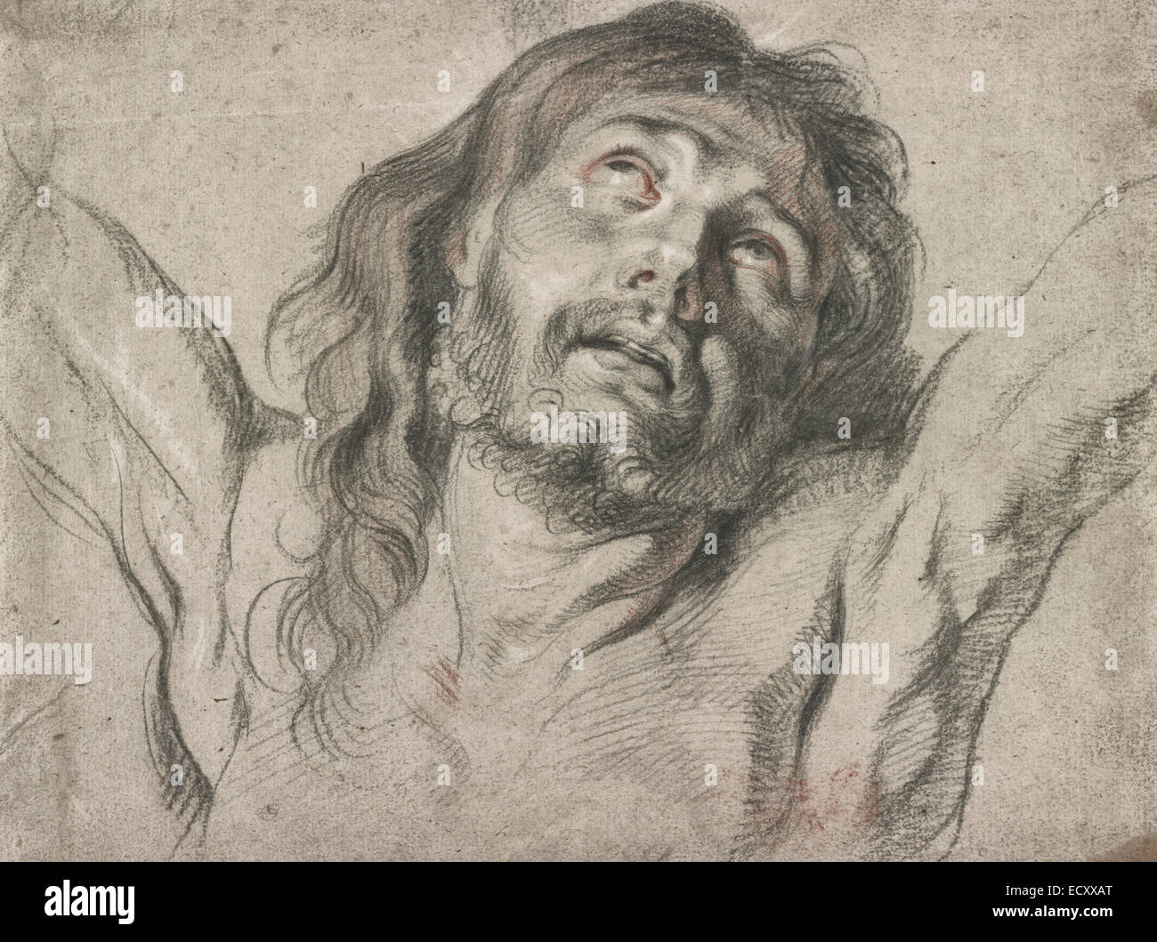 Testa di Cristo sulla croce, circa 1610 Peter Paul Rubens Foto Stock