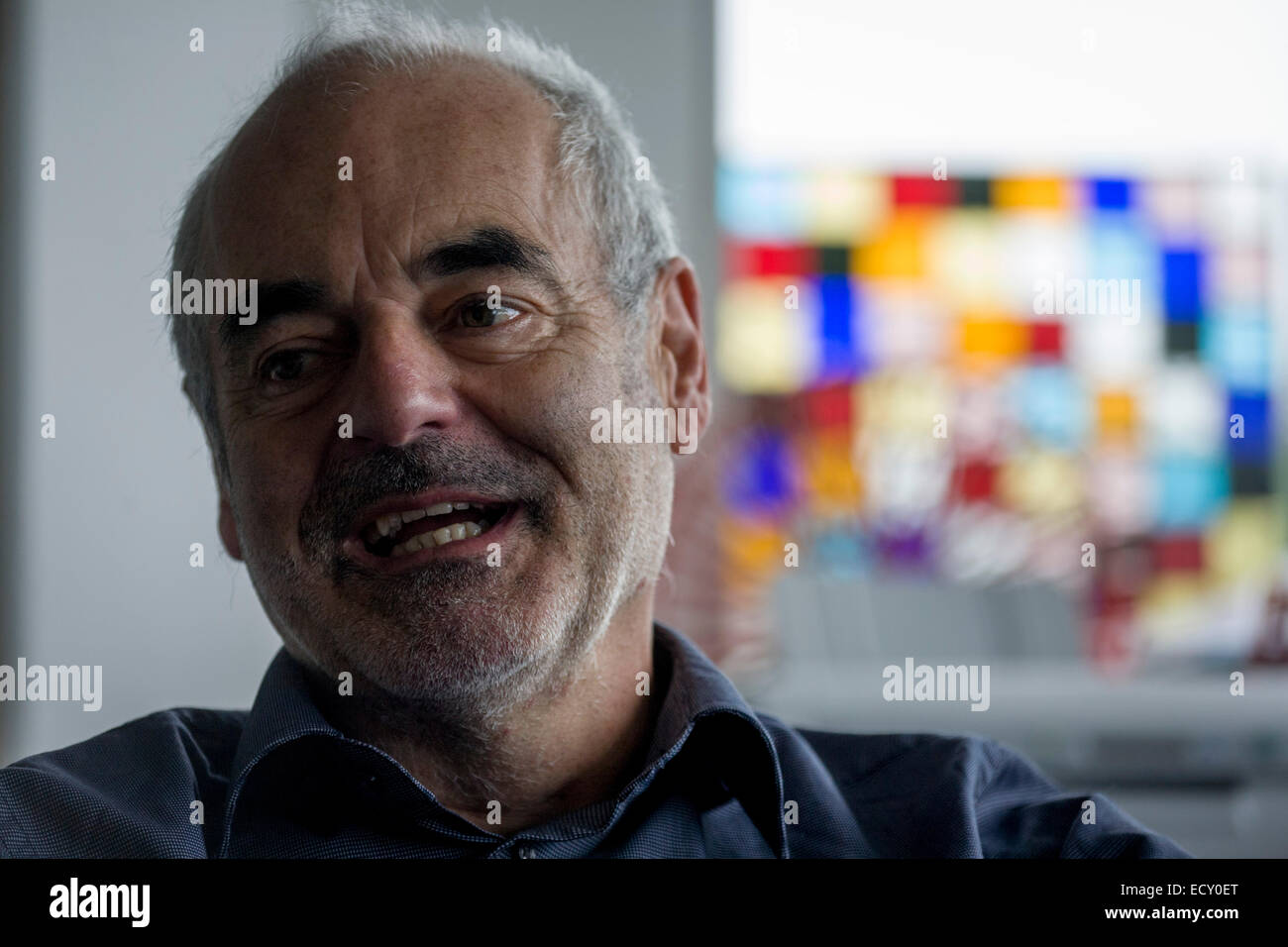 Matematico e rischio guru, Professor Sir David Spiegelhalter presso il Centro per le scienze matematiche Università di Cambridge. Foto Stock