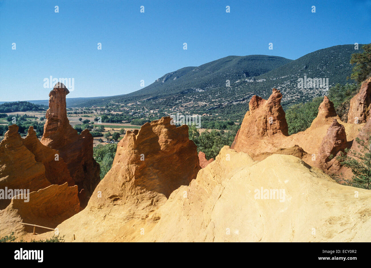 Giallo-cava di messa a terra Foto Stock