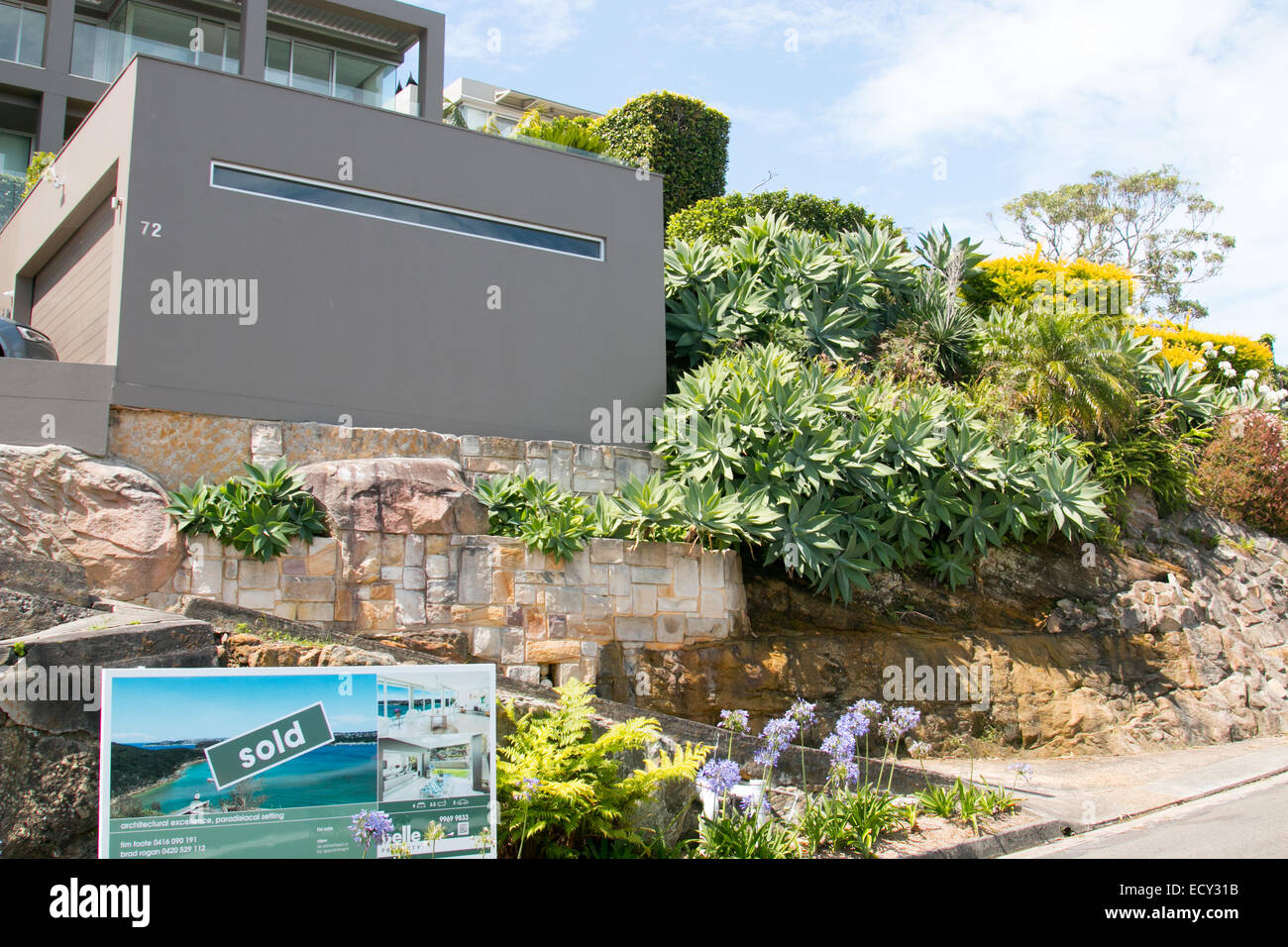 Luxury sydney casa in Fairlight venduto , Sydney, Australia Foto Stock