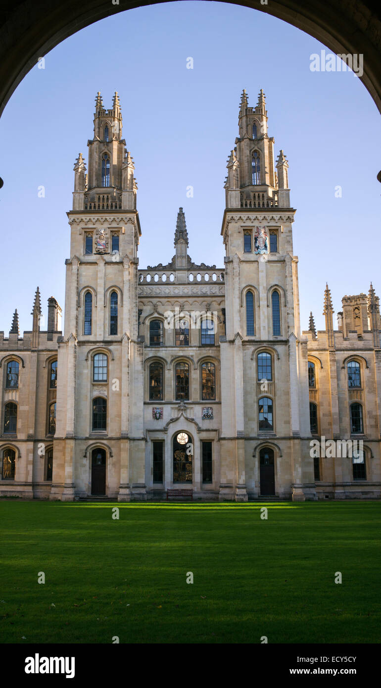 All Souls College di Oxford University, Inghilterra Foto Stock