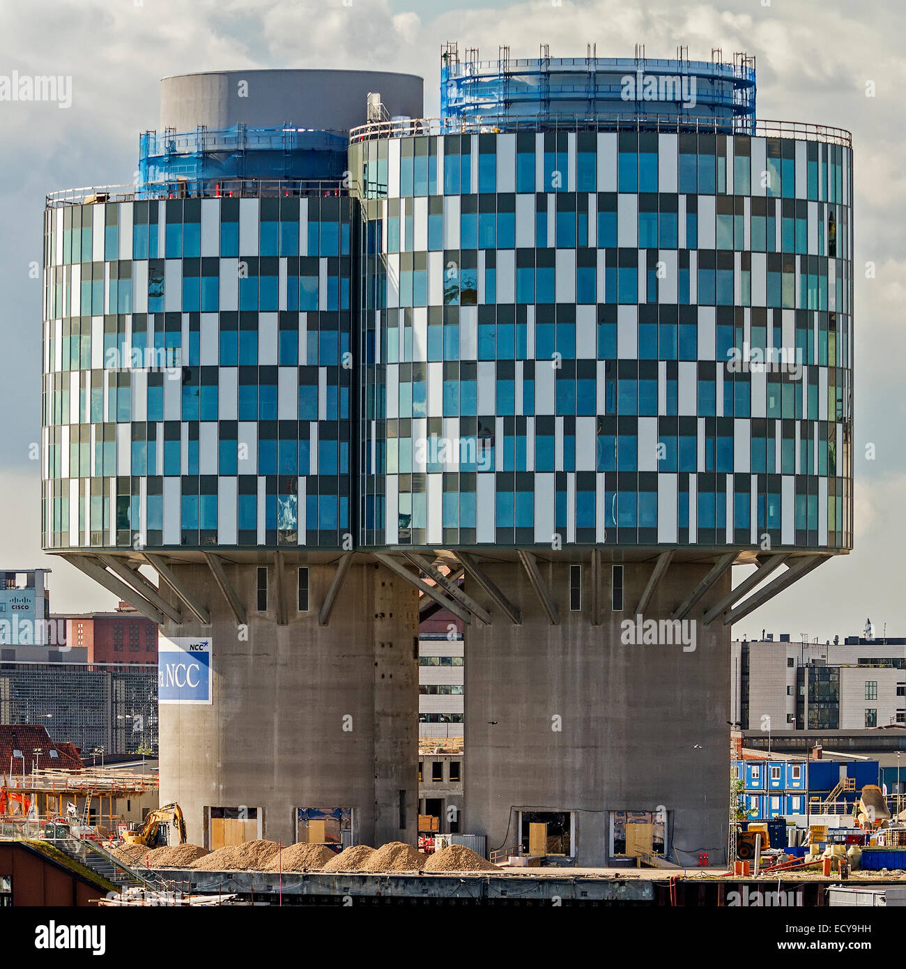 Company House Nordhavn Porto di Copenhagen DANIMARCA Foto Stock