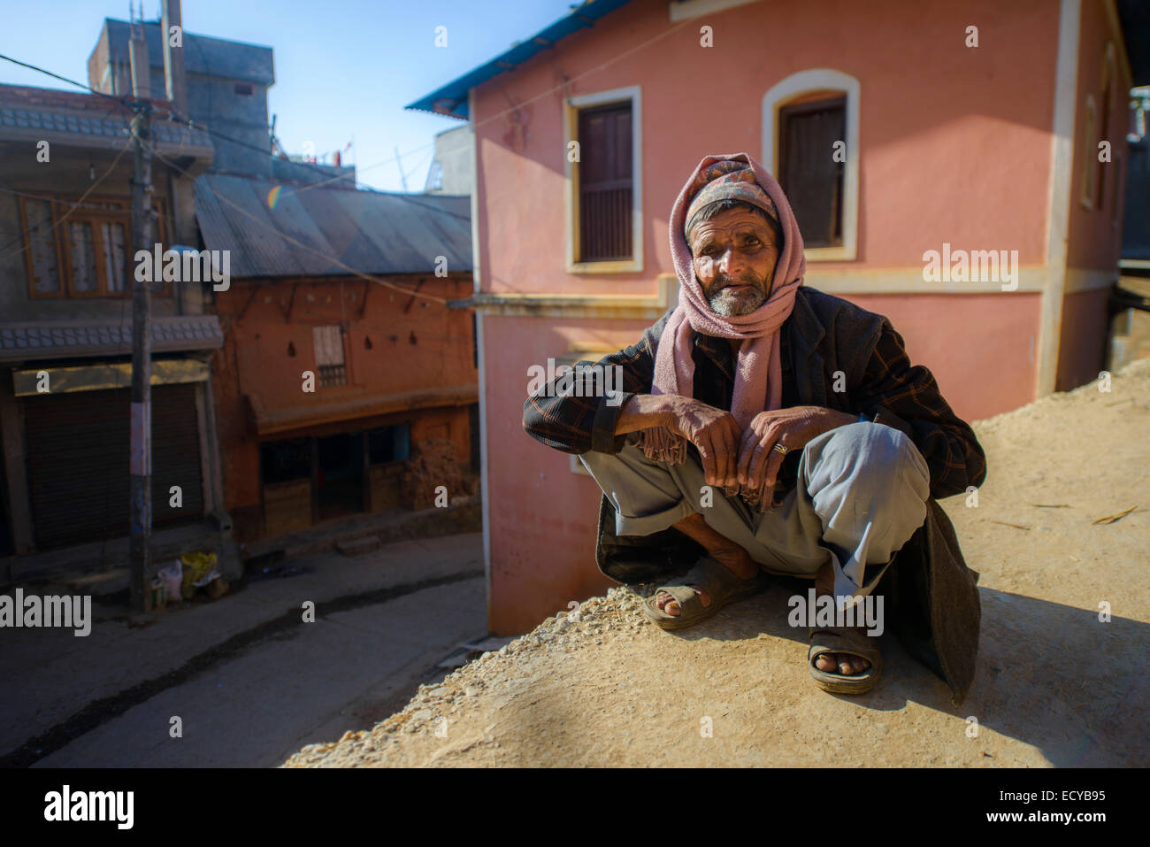 Uomo nepalese, Tansen, Nepal Foto Stock