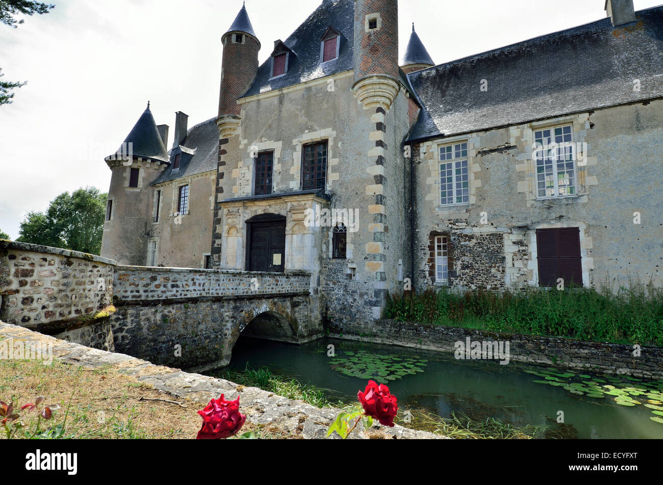 A la découverte du Chateau de Boucard, au coeur des Vignobles du coeur de France. Foto Stock