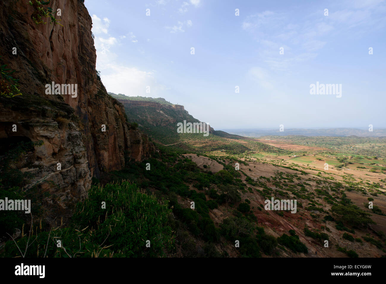 Abba Yohanni rupestri chiesa, Tigray, Etiopia Foto Stock