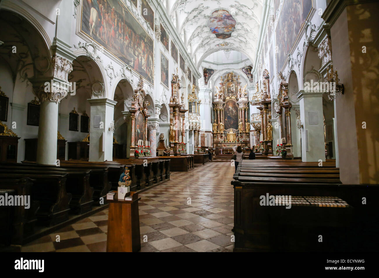 San Pietro Abbazia Stift Sankt Peter Salisburgo Foto Stock