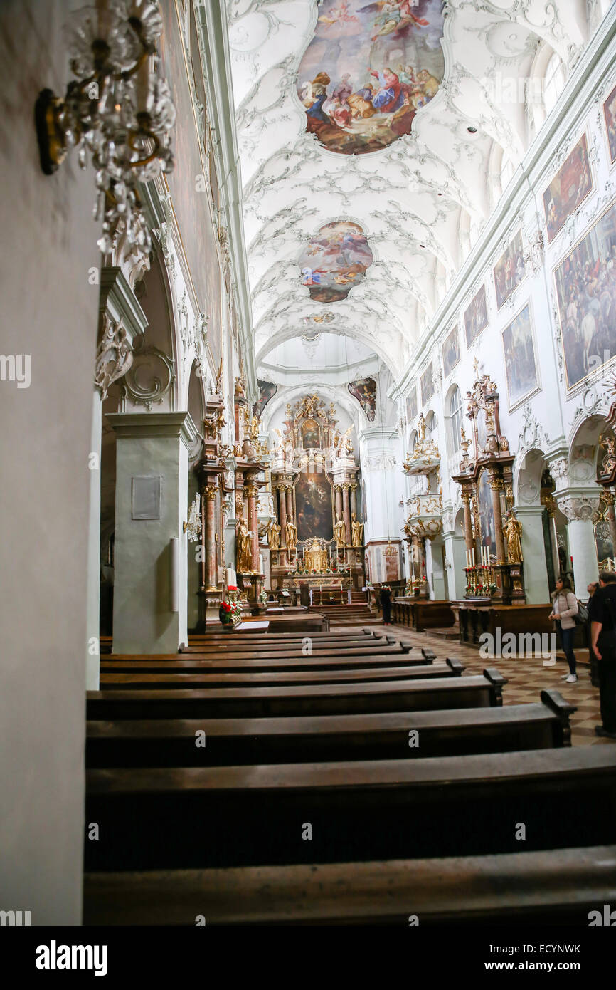 Stift Sankt Peter San Pietro Abbazia Salisburgo Foto Stock