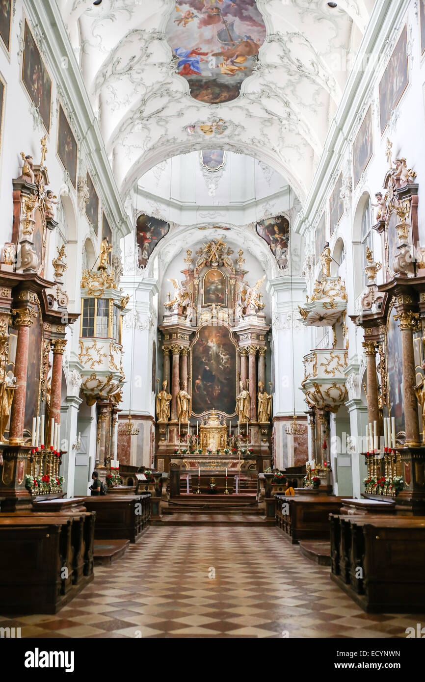 Salisburgo San Pietro Abbazia Stift Sankt Peter Foto Stock