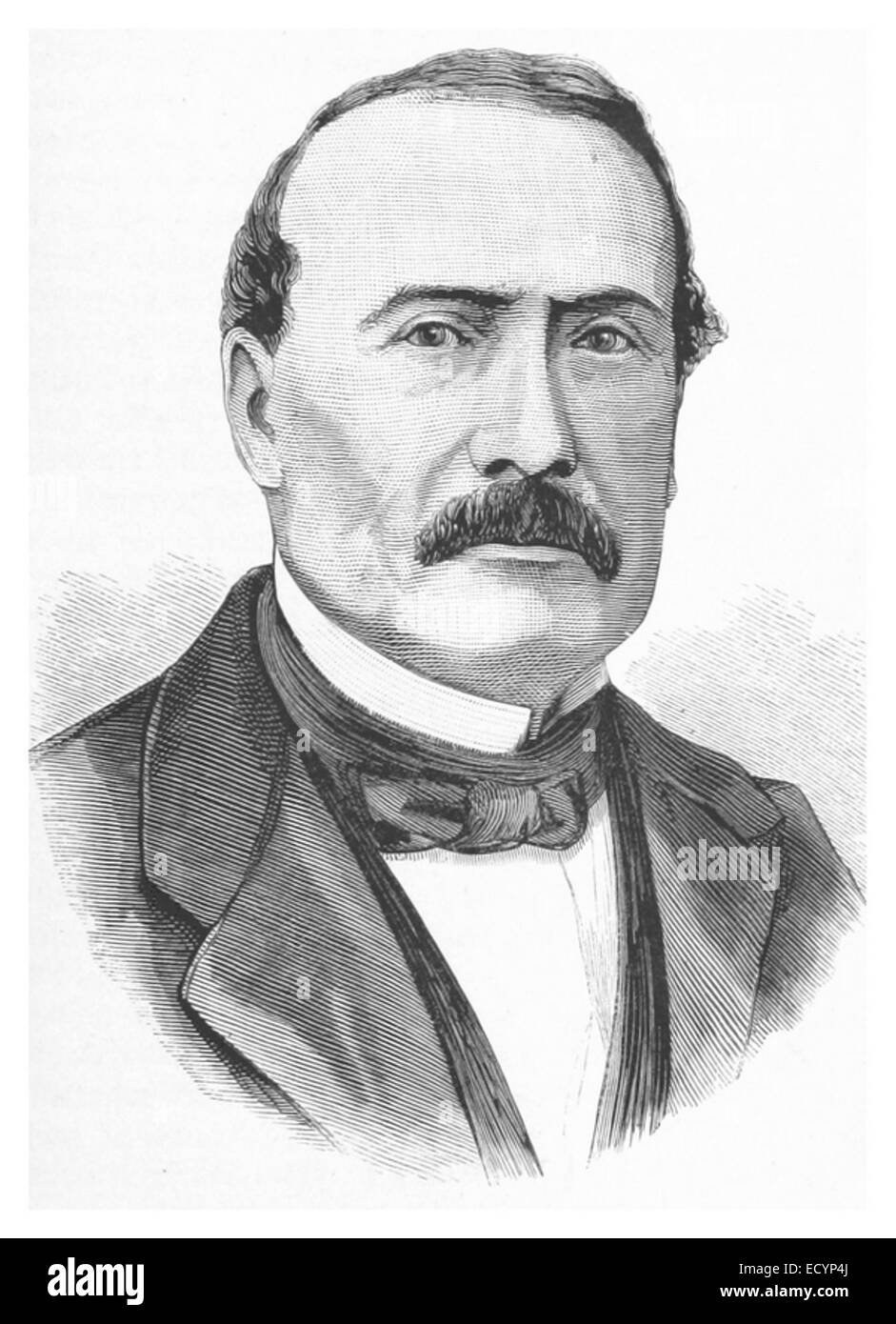 Questa illustrazione del 1874 mostra Juan Granier, il console belga, che offre un ritratto di figure diplomatiche nel XIX secolo. L'immagine sottolinea il ruolo dei consoli nelle relazioni internazionali durante il periodo. Foto Stock