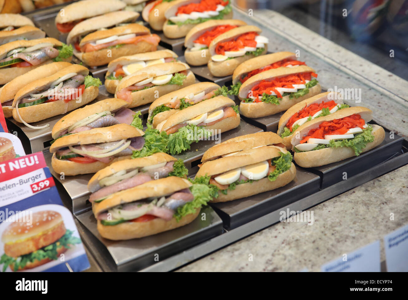 Sandwich Nordsee Foto Stock