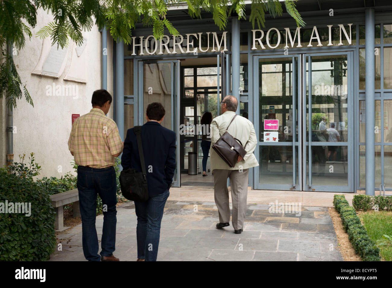 Horreum Romain museo. Narbonne. La Francia. Il Horreum è il solo edificio risalente tempi classici che può ancora essere visto in Foto Stock