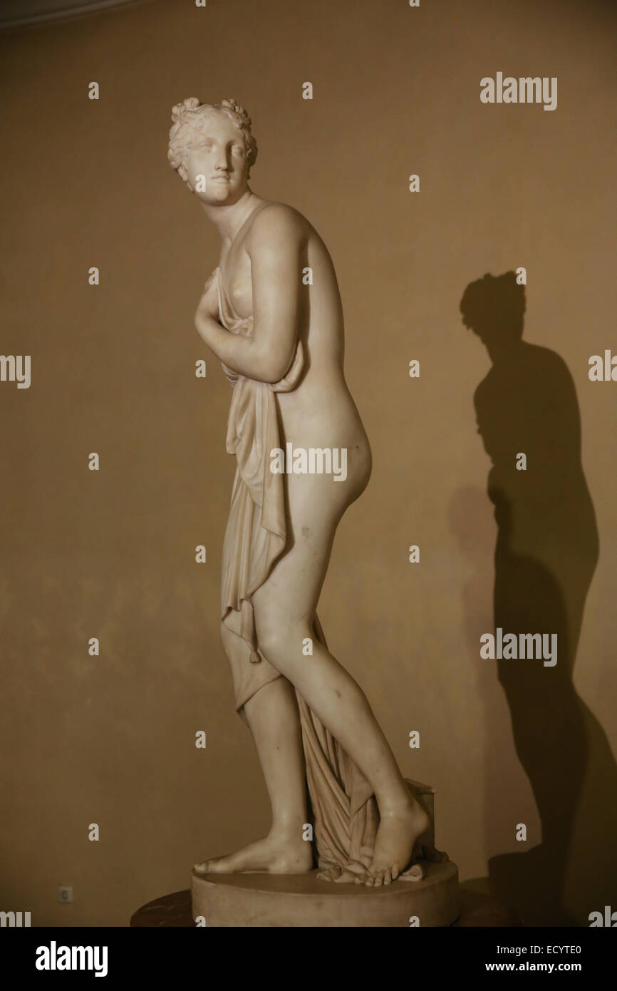 Monaco di Baviera Residenz statua femminile Foto Stock