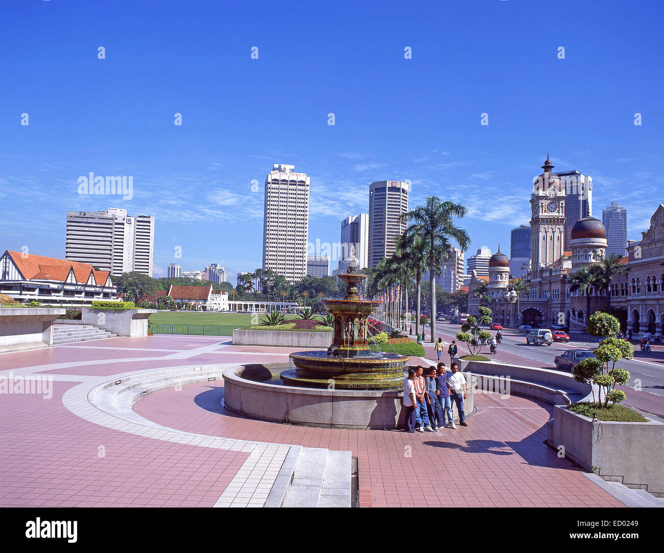 Dataran Merdeka (Piazza Indipendenza), Kuala Lumpur, territori federale, Malaysia Foto Stock