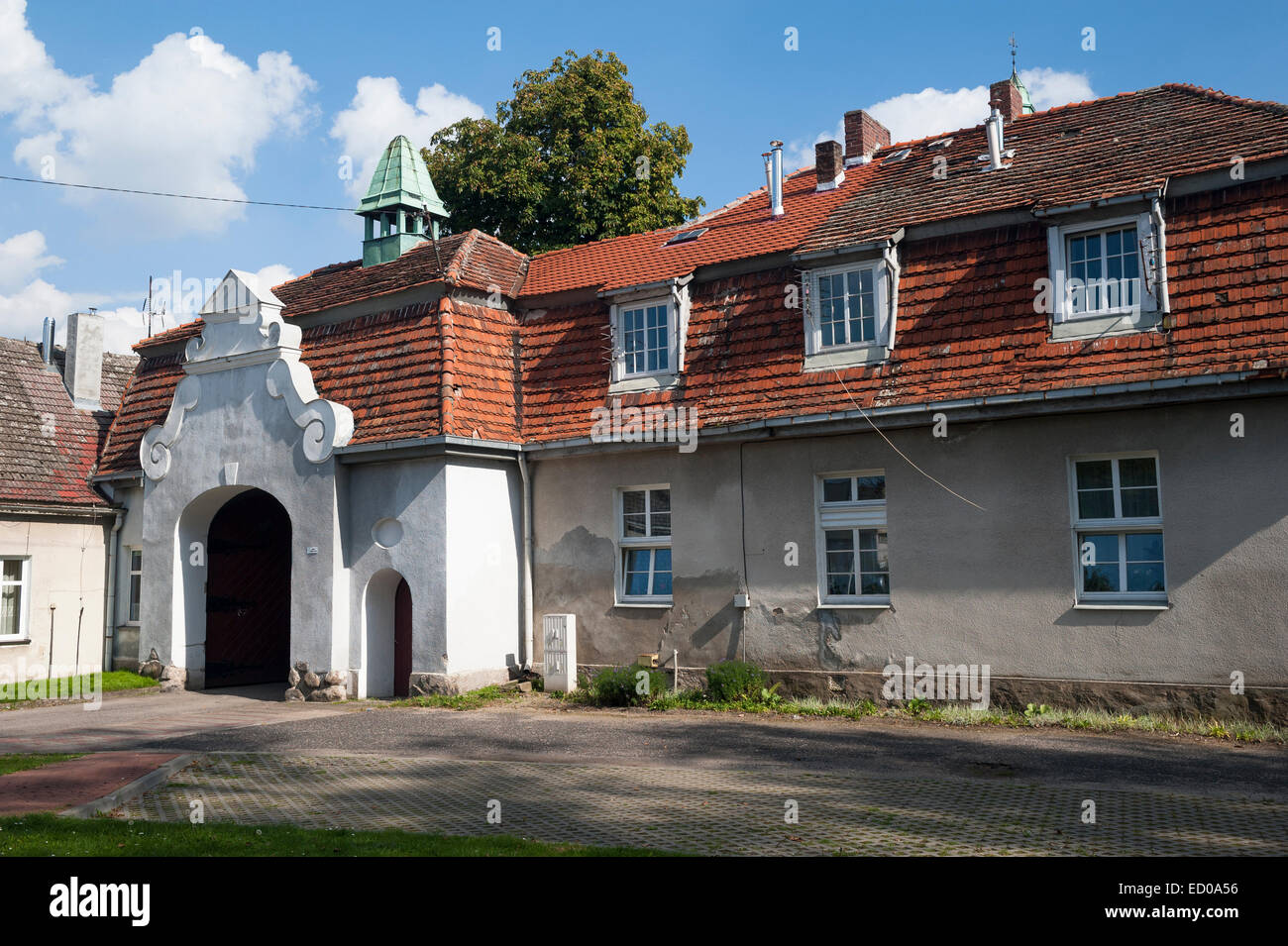 Castello di Płoty, Gryfice County, West Pomerania voivodato, Polonia Foto Stock