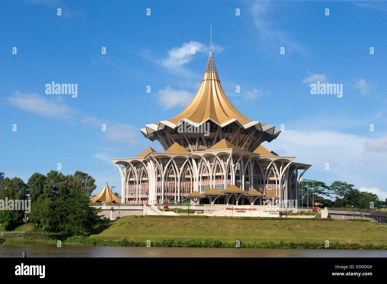 Malaysia, stato di Sarawak, Kuching, Dewan Undangan Negeri, membro assemblea legislativa Foto Stock