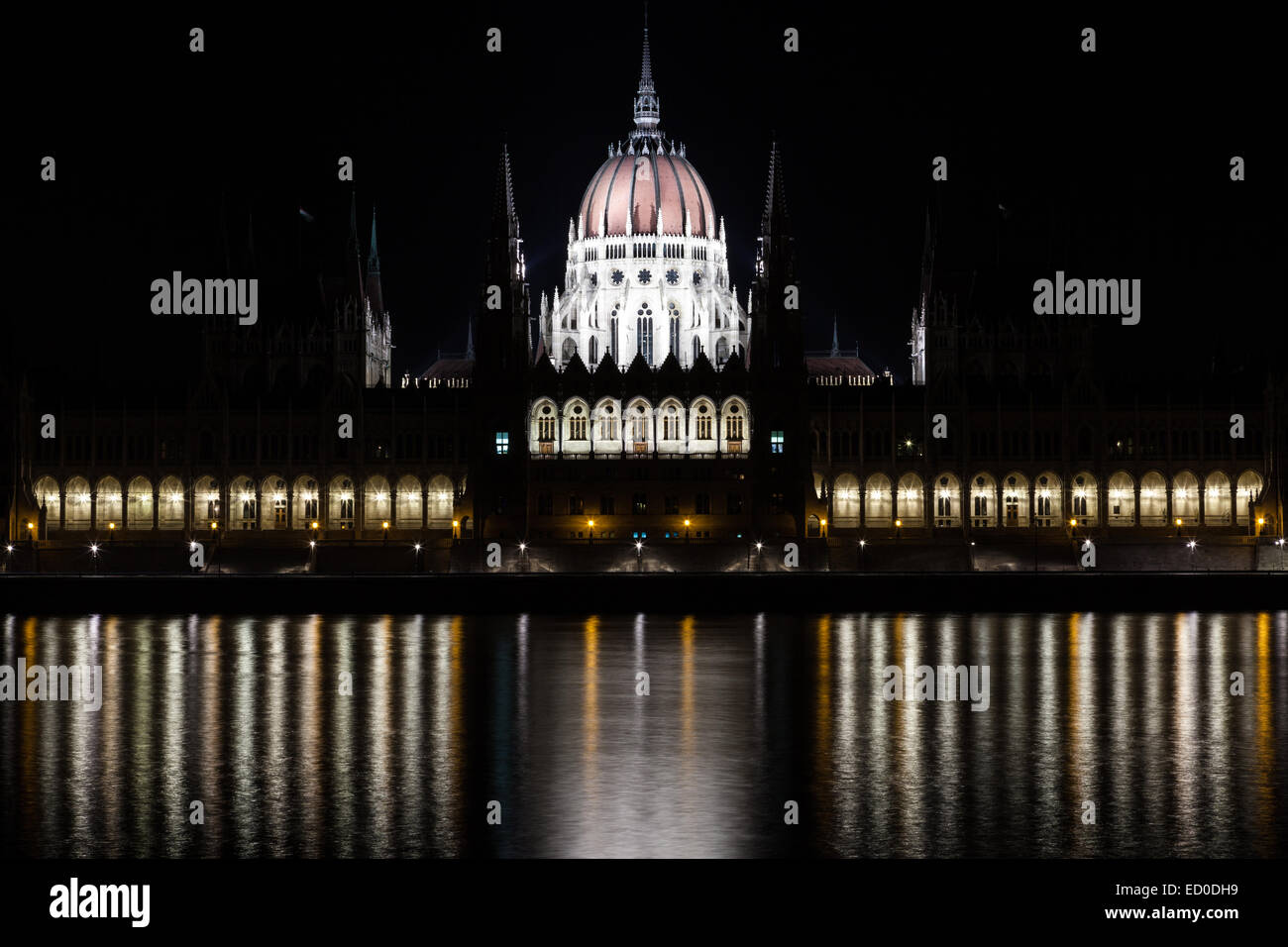 Ungheria, Budapest, ungherese del Palazzo del Parlamento Foto Stock