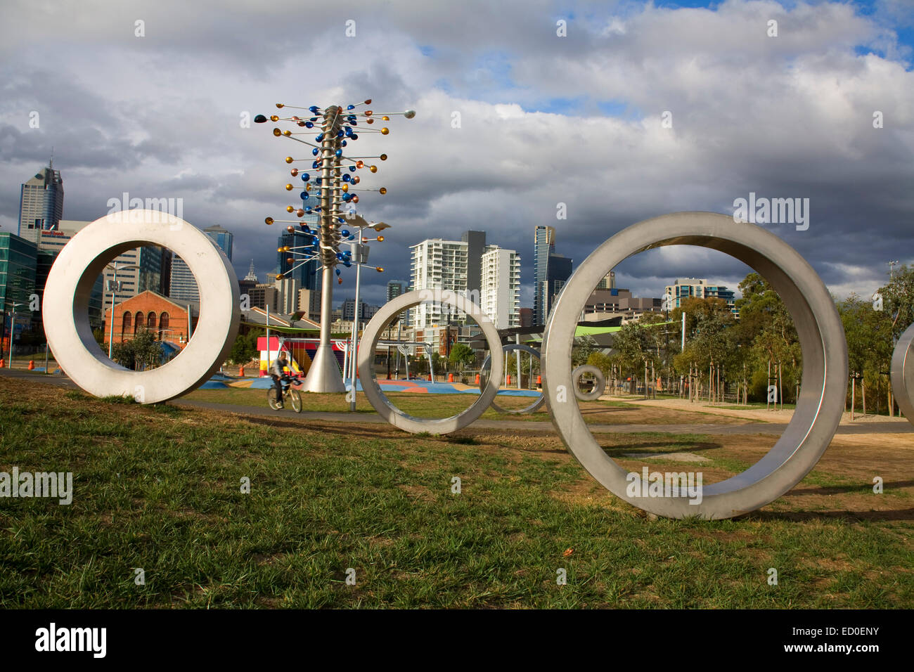 Blowhole, Duncan Stemler - Docklands Park Melbourne Victoria Foto Stock