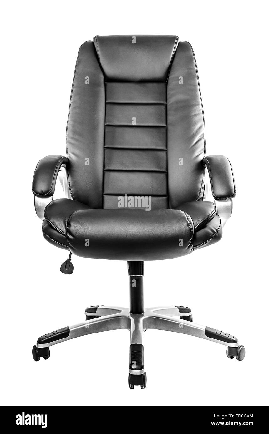 Cuoio sedia ufficio Foto Stock