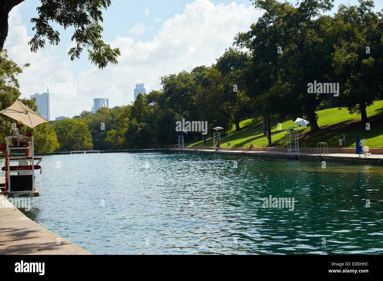 Barton Springs, Austin, Texas, Stati Uniti d'America Foto Stock