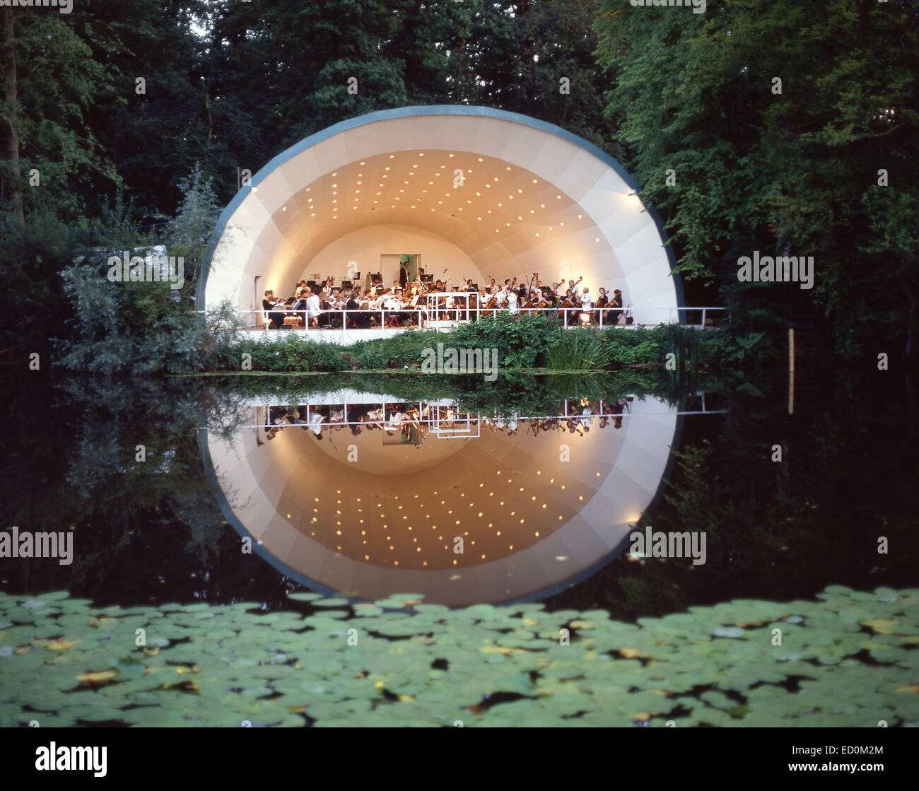 'Live dal lago in concerto, Kenwood House, Hampstead Heath, Hampstead, Borough di Camden, London, England, Regno Unito Foto Stock