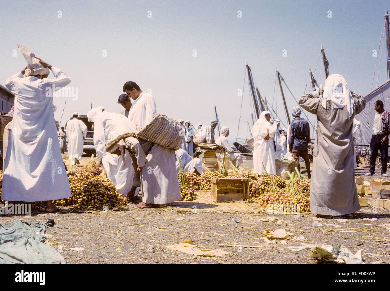 Kuwait Settembre 1966. Date da Bassora per la vendita su un SIEF Waterfront. Foto Stock