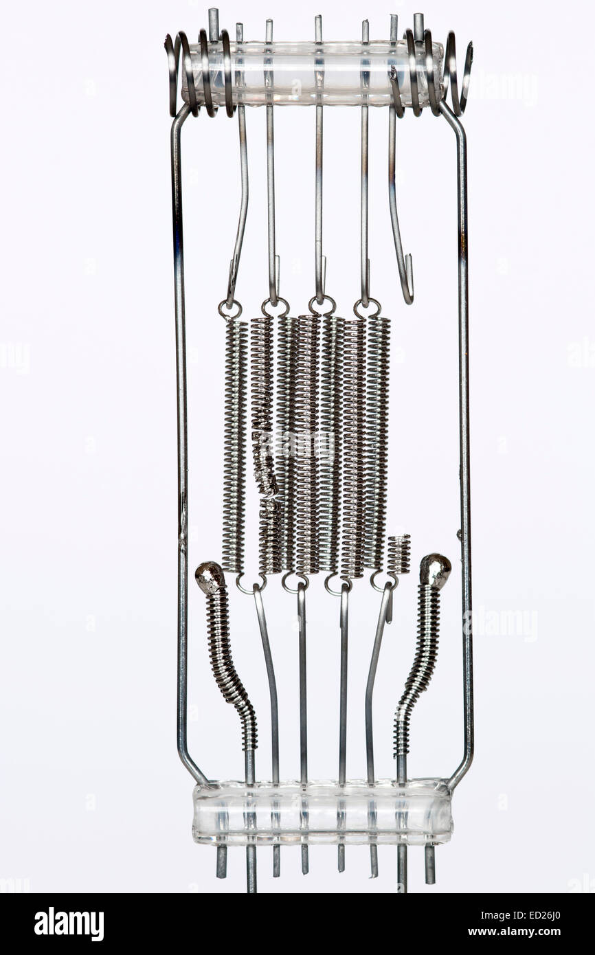 Spirale di riscaldamento - luce elettrica filamento Foto Stock