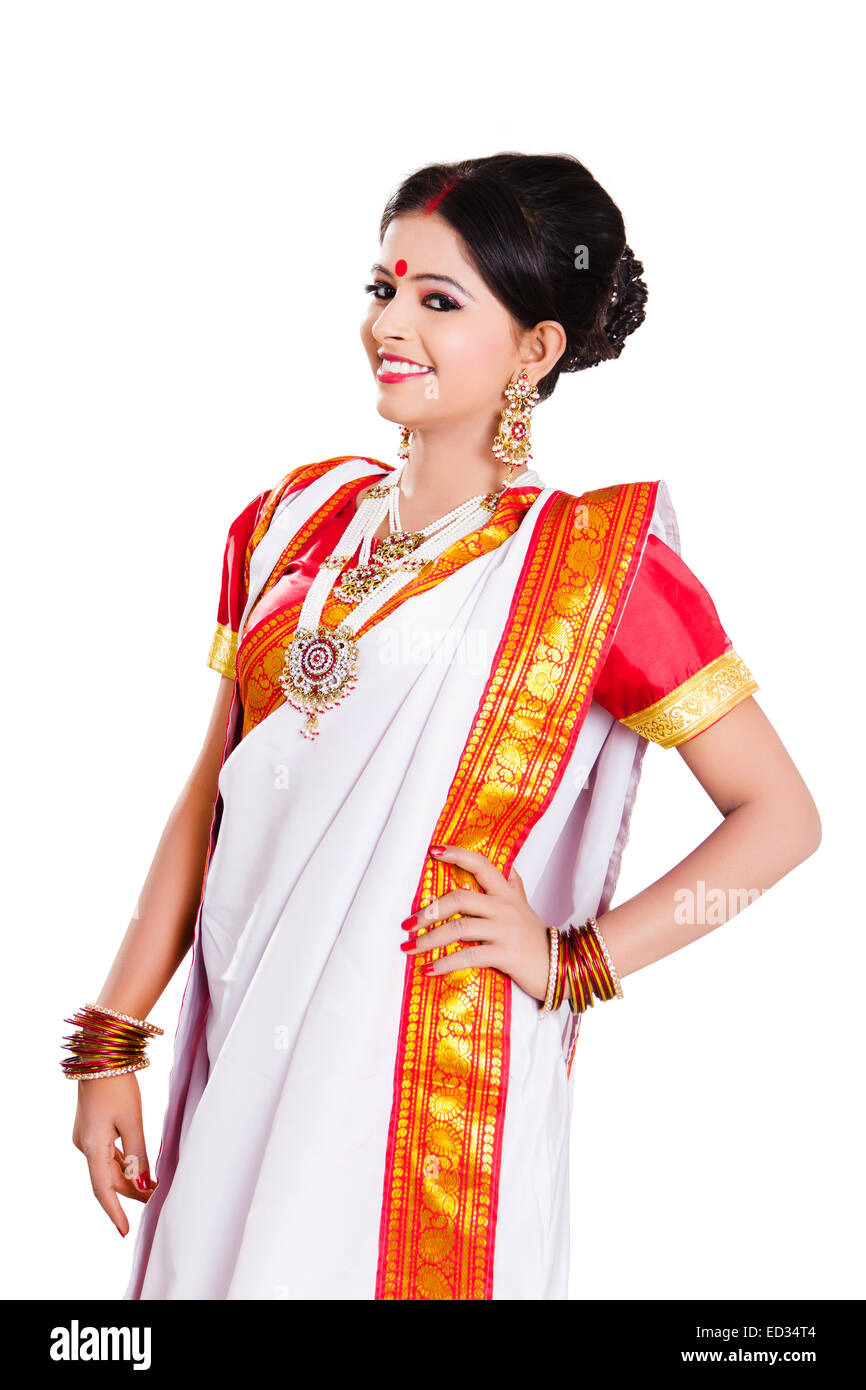 1 sud indiane casalinga lady pongono Foto Stock