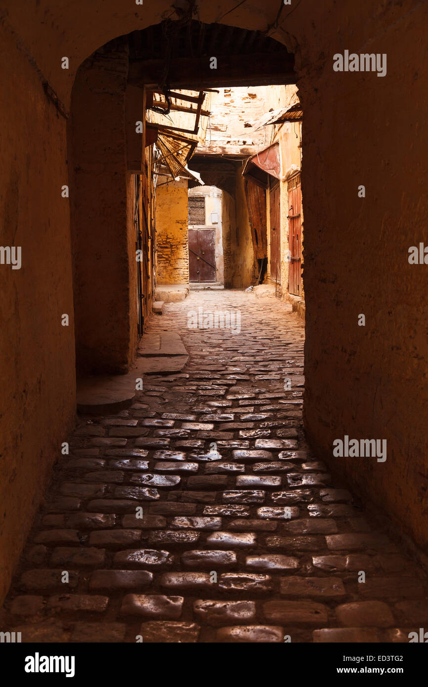 Medina. Fez. Il Marocco. Il Nord Africa. Africa Foto Stock