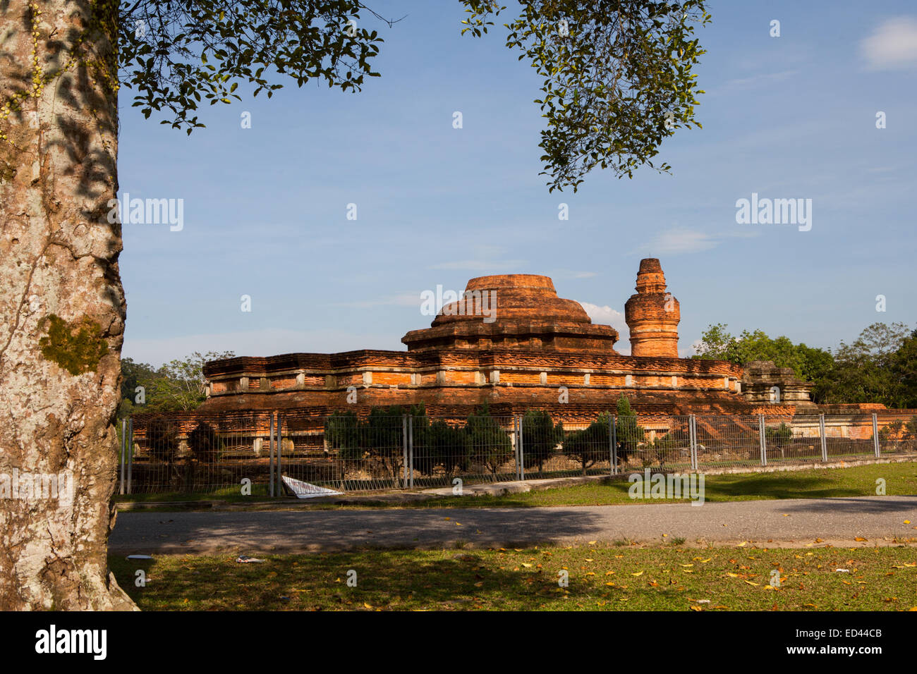Muara Takus luogo composto tempio a Kampar, Riau, Indonesia. Foto Stock
