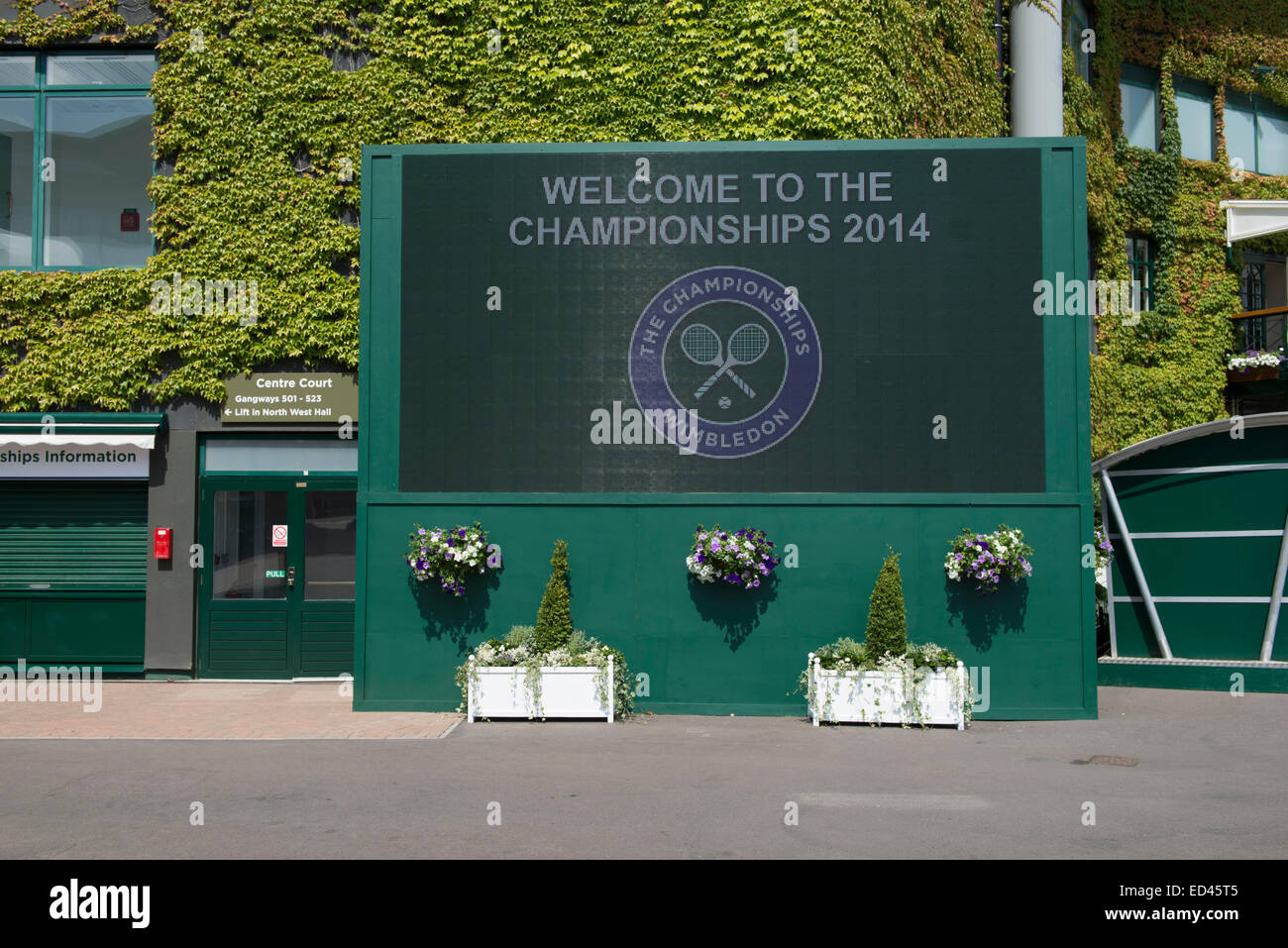 21.06.2014. Il torneo di Wimbledon Tennis Championships 2014 tenutosi presso il All England Lawn Tennis e Croquet Club di Londra, Inghilterra, Regno Unito. Foto Stock