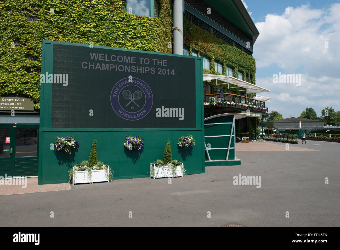 21.06.2014. Il torneo di Wimbledon Tennis Championships 2014 tenutosi presso il All England Lawn Tennis e Croquet Club di Londra, Inghilterra, Regno Unito. Foto Stock