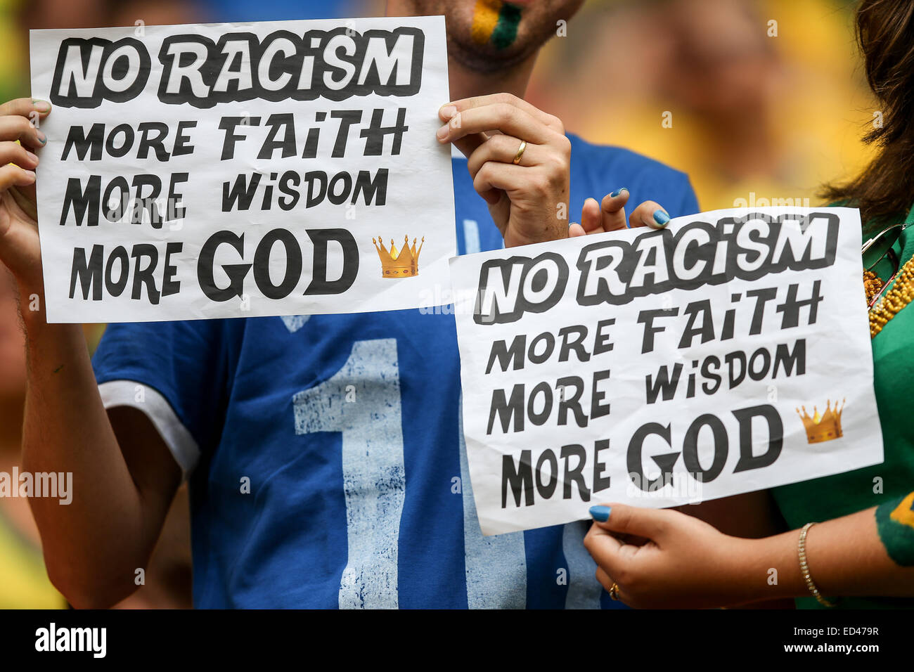 2014 FIFA World Cup - Camerun v Brasile - Atmosfera - Giorno 12 dove: Brasilia DF, Brasile quando: 23 Giu 2014 Foto Stock