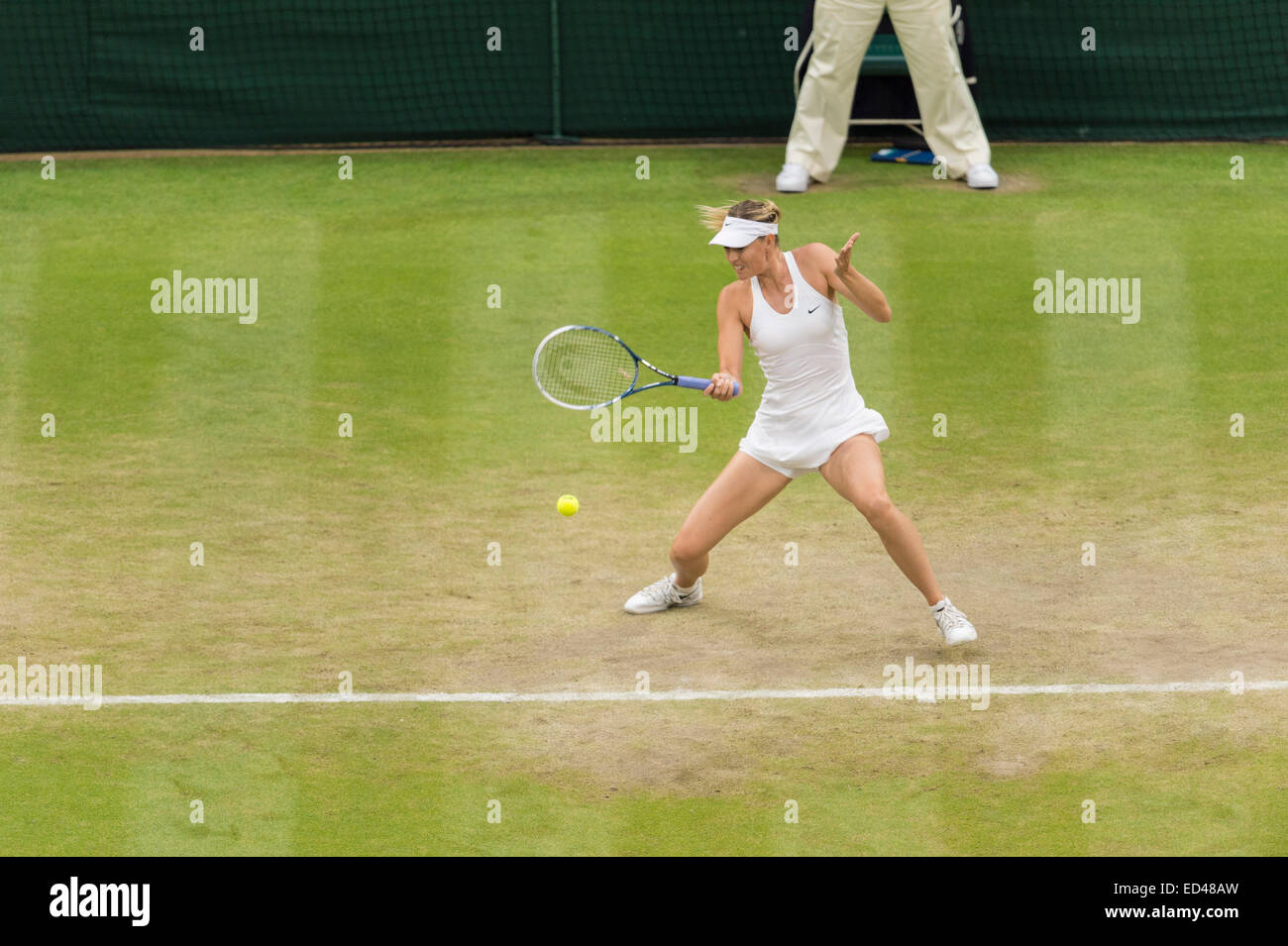 28.06.2014. Il torneo di Wimbledon Tennis Championships 2014 tenutosi presso il All England Lawn Tennis e Croquet Club di Londra, Inghilterra, Regno Unito. Foto Stock