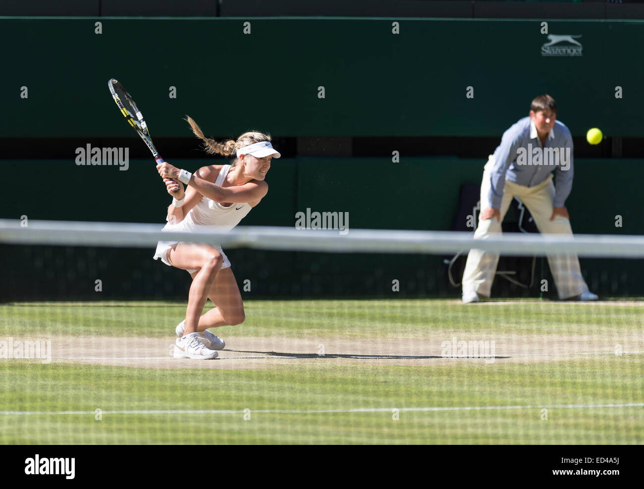 03.07.2014. Il torneo di Wimbledon Tennis Championships 2014 tenutosi presso il All England Lawn Tennis e Croquet Club di Londra, Inghilterra, Regno Unito. Foto Stock