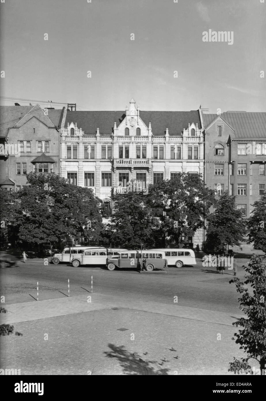 Yleisradio presso la sede centrale a Fabianinkatu 15, Helsinki, 1930. Foto Stock