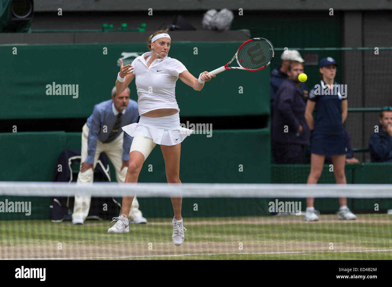 05.07.2014. Il torneo di Wimbledon Tennis Championships 2014 tenutosi presso il All England Lawn Tennis e Croquet Club di Londra, Inghilterra, Regno Unito. Foto Stock
