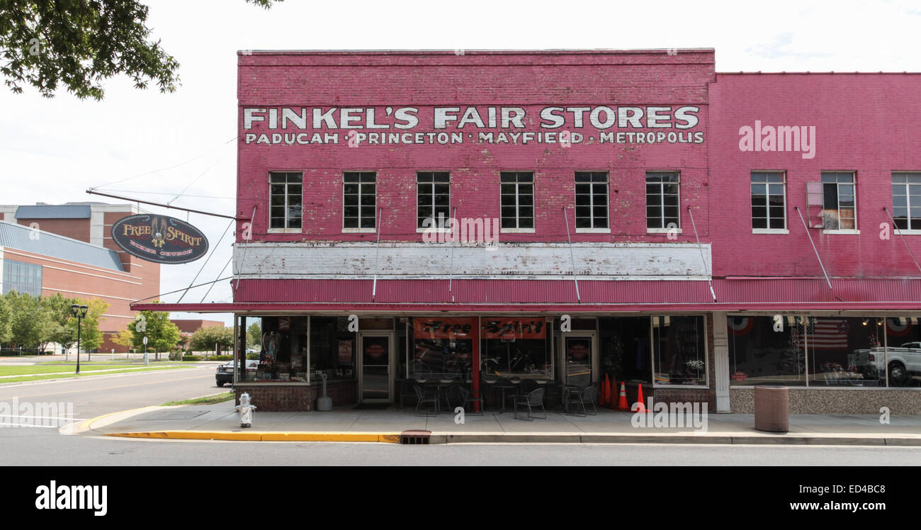 Finkel giusto memorizza e spirito libero Biker chiesa 206 Kentucky Ave Paducah, KY 42003, STATI UNITI D'AMERICA Foto Stock