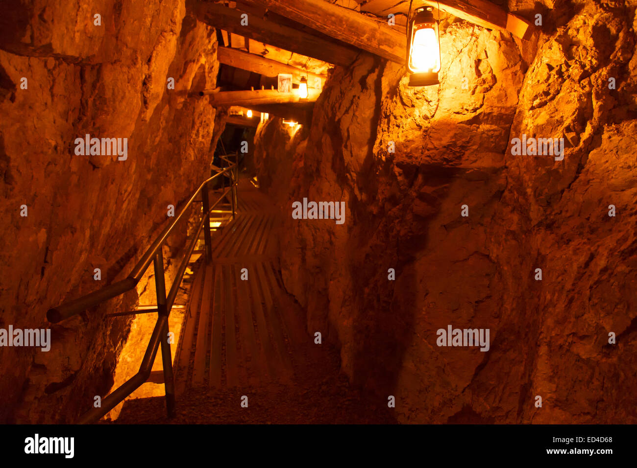 Techatticup città fantasma e la miniera d'oro, Las Vegas, Nevada. Foto Stock