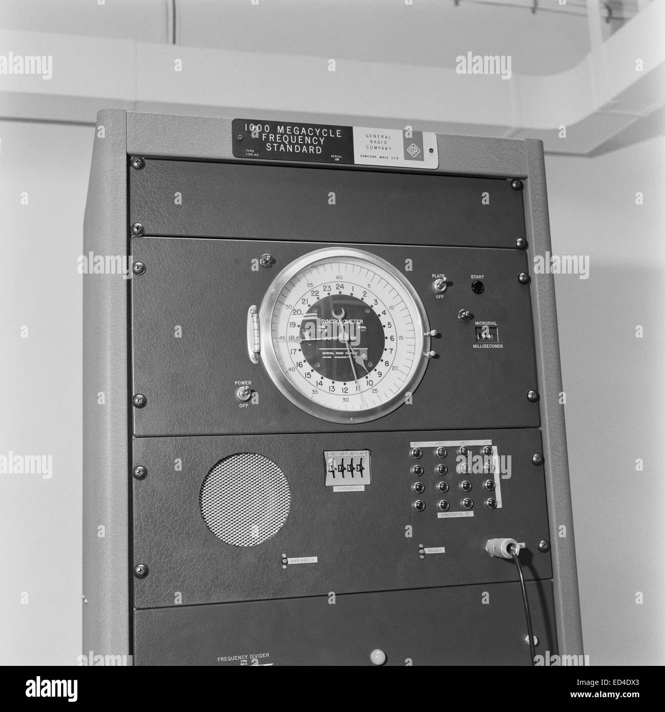 Tempo dispositivo di segnale per la radiodiffusione, 1963. Tempo dispositivo di segnale per la radiodiffusione, Foto Stock