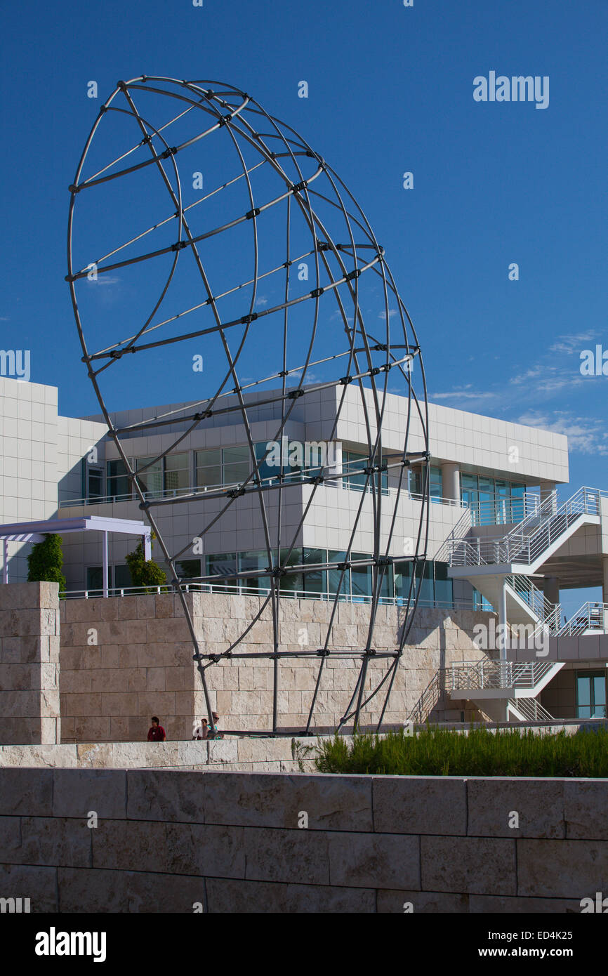 Los Angeles, Stati Uniti d'America - Luglio 2,2011:il Getty Center di Los Angeles.Il Getty Center attira più di 1.3 milioni di visitatori annuall Foto Stock
