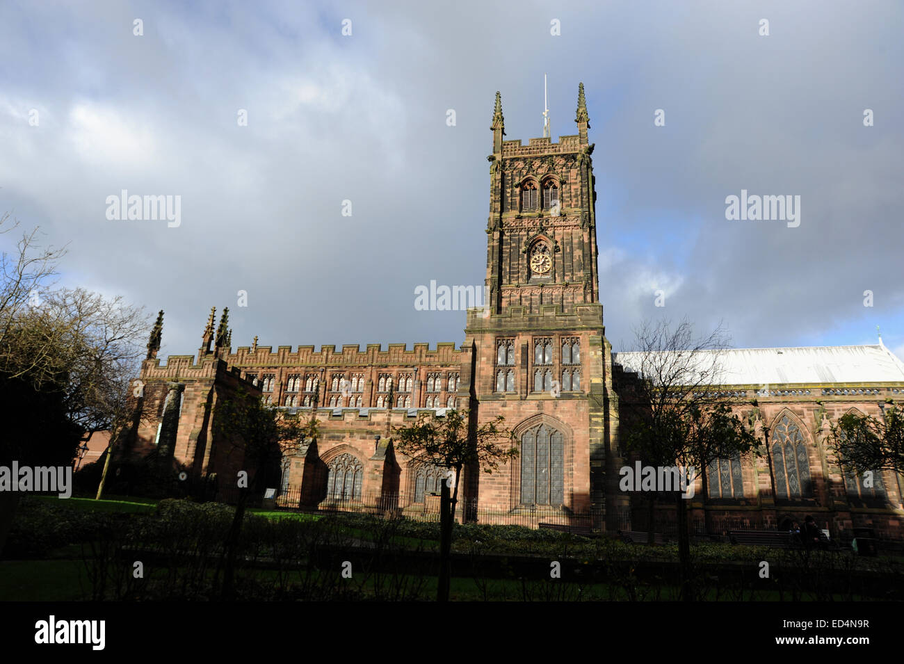 Woverhampton West Midlands UK - San Pietro Chiesa Collegiata è la chiesa parrocchiale di Wolverhampton Foto Stock