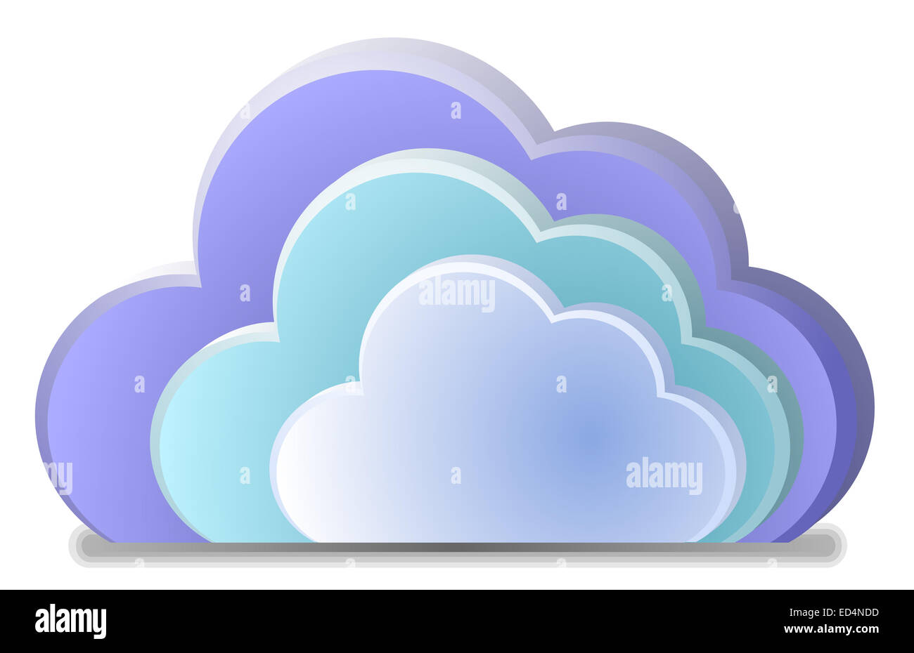 Il cloud computing concept Foto Stock