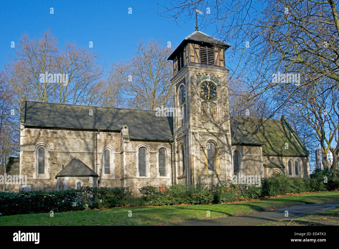 St Pancras vecchia chiesa di St Pancras modo North London Inghilterra England Foto Stock