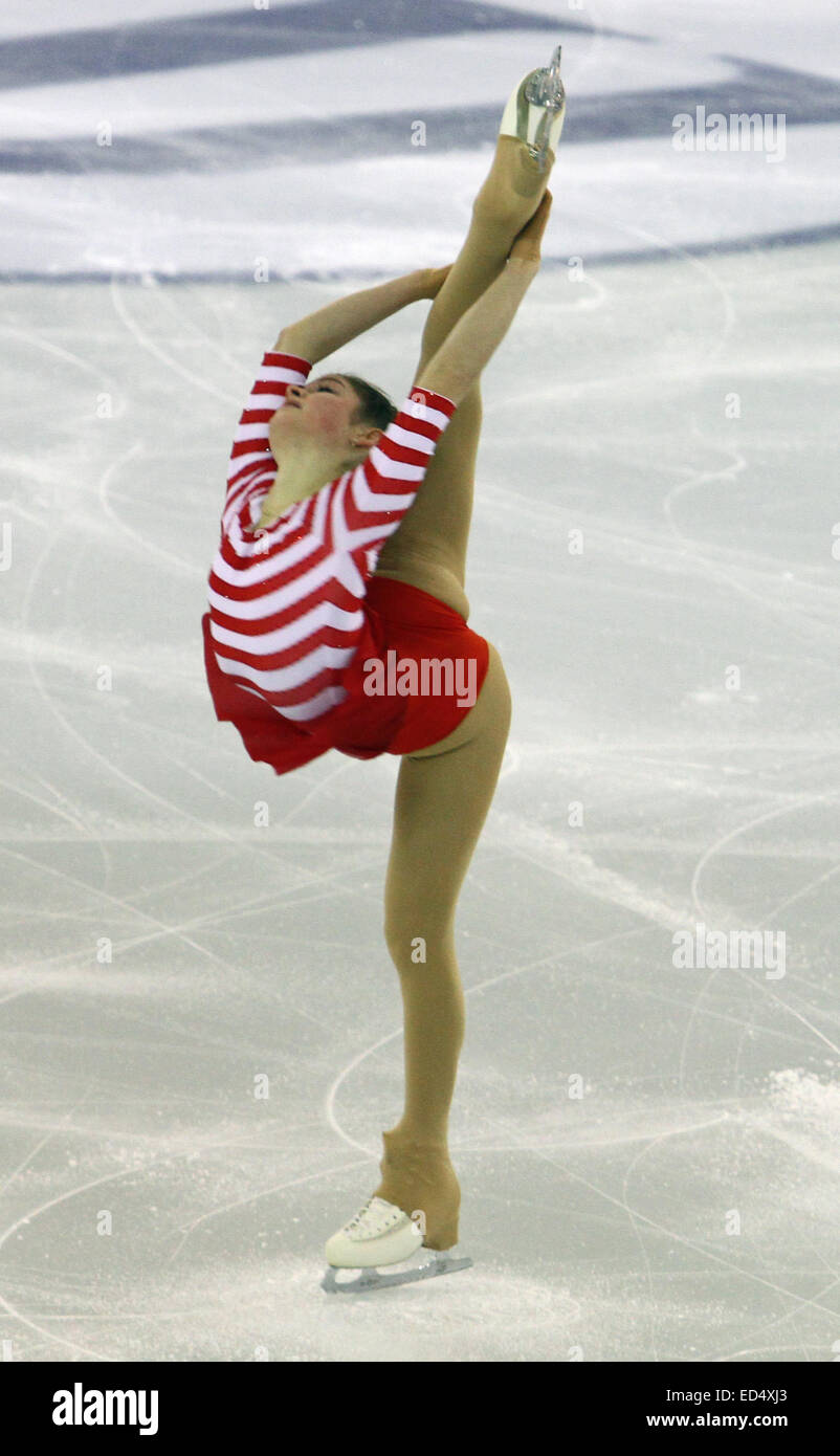 Barcellona, Spagna. Undicesimo Dec, 2014. ISU Grand Prix di Pattinaggio di Figura Final 2014. Picture Show Julia Lipnitskaia (RUS) durante il signore breve programma © Azione Sport Plus/Alamy Live News Foto Stock