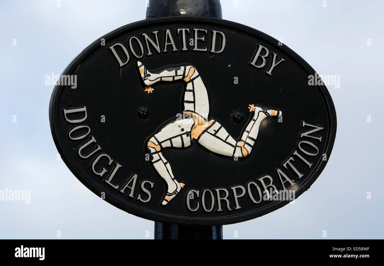 Lampione placca, Stratford-upon-Avon, Regno Unito Foto Stock