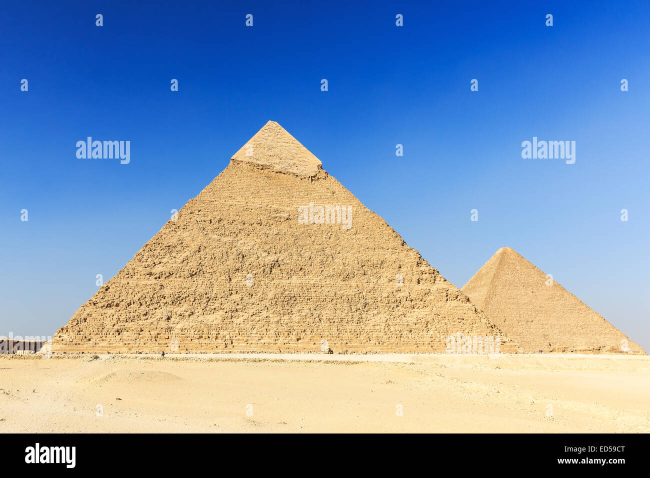 Altopiano di Giza. Il Cairo, Egitto Foto Stock